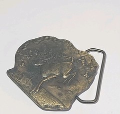 Truckers Belt Buckle Retro Hipster Hunter Cowboy Very Rare Set Of 5