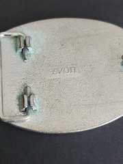 VINTAGE Avon Horse Saddle Western Belt Buckle 80s