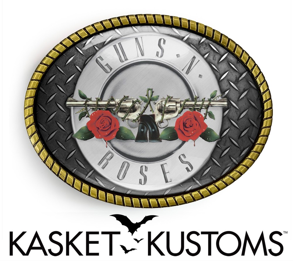 Guns n Roses Belt Buckle – 80&rsquo;s Heavy Metal Music Belt Buckle – 692