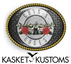 Guns n Roses Belt Buckle – 80&rsquo;s Heavy Metal Music Belt Buckle – 692
