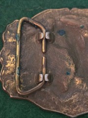 Vintage Brass Belt Buckle « Big Mouth Bass (Y-17)