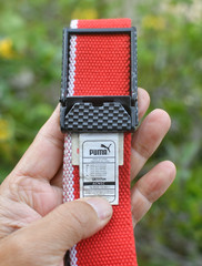 Puma Ferrari Poly Web Belt Metal Web Metal Buckle. Me SIZE : 33