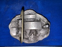 SISKIYOU THE AMERICAN VETERAN COMMEMORATIVE BELT BUCKLE 1987 LIMITED ED.186/2500