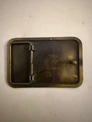 Eagle Patriotic Bronze Men&rsquo;s Belt Buckle Rectangular Antique Finish Metal