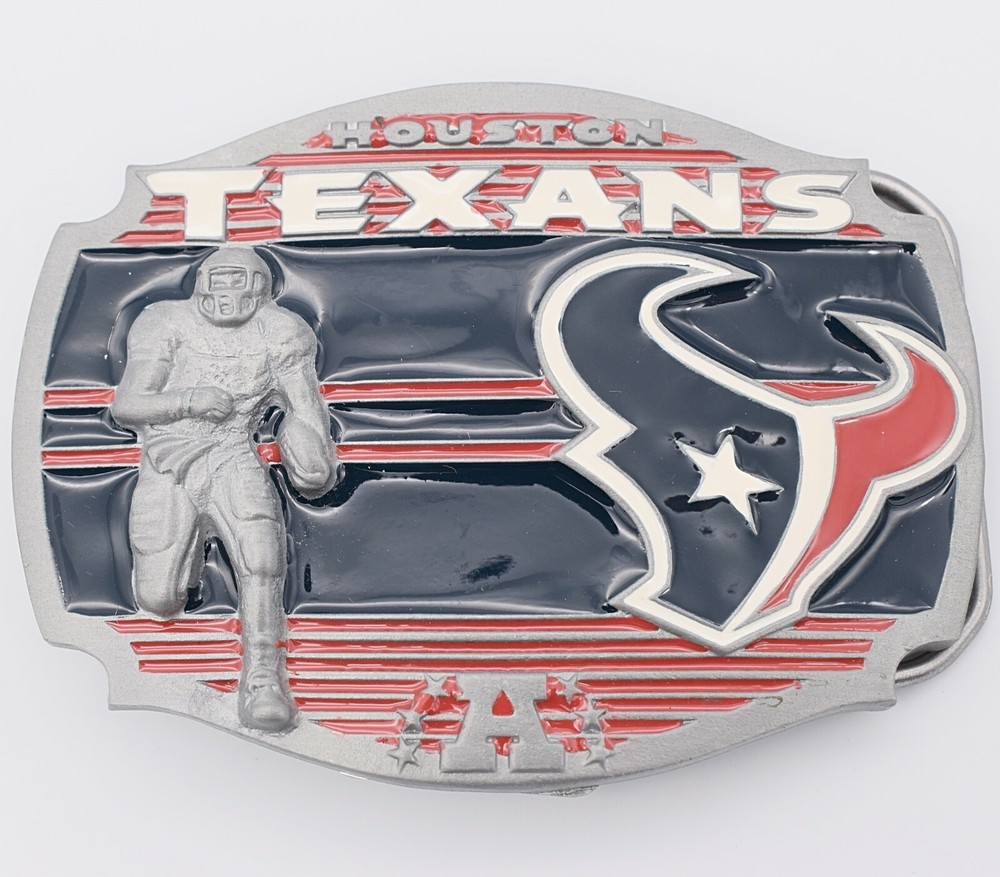 Houston Texans Football Team Belt Buckle (New)