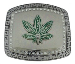 Reggae Rasta Belt Buckle Men Women Fashion Musician Silver Metal Lion of Judah