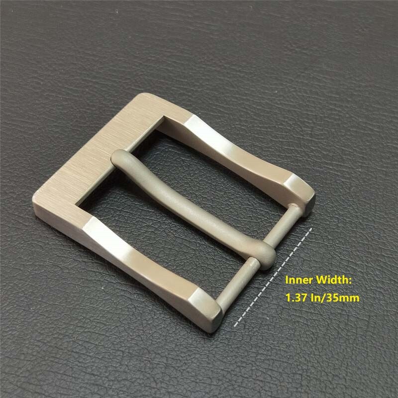 Pure Titanium Belt Buckle Single Prong Square Replacement Buckle for Men Women