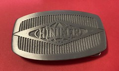 HINIKER Manufacturing Impressive Estate 3.75” Long Belt Buckle By Hit Line USA