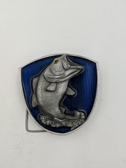 Trout fisging Bergamot Inc Hand Made with pride in the USA Pewter