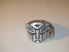 TRANSFORMERS AUTO BOT BELT BUCKLE NEW N6
