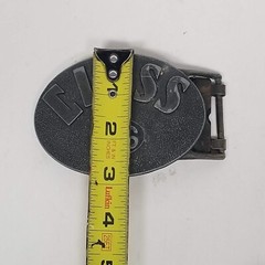 76 Class Reunion Belt Buckle Class of 1976 Metal Large Belt Buckle Textured 3D
