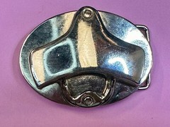 Useful Bottle Opener Mounted On Silver Color Fashion Retro Belt Buckle