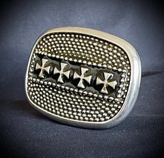 “Four Cross Relic” Buckle Archive 2007–2009 Darren McNeese OOAK Gothic Punk