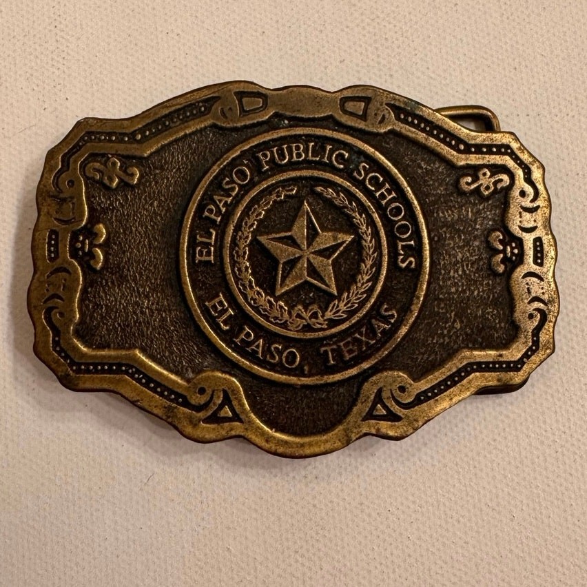 El Paso Public Schools El Paso, TX Bras Belt Buckle 3.5×2.5&Prime;