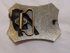✖ WESTERN STEER BULL Bronze Cowboy Rodeo Style ✖ Belt Buckle ✖ Roping Solid USA