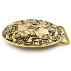 Sagittarius belt buckle, Horoscope Astrological Zodiac Sign brass belt buckle