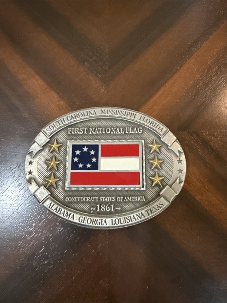 First National Flag Belt Buckle