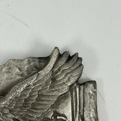 Siskiyou Buckle Co 1988 Western Arrowhead Eagle Metal Pewter Belt Buckle Z80 USA