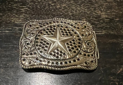 WESTERN STAR Belt Buckle, Metal Belt Buckle – New