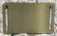 GRIP6 BELT BUCKLE – TITANIUM in LIGHT GREEN – for WOMEN and MEN – 1.5 INCH WIDE