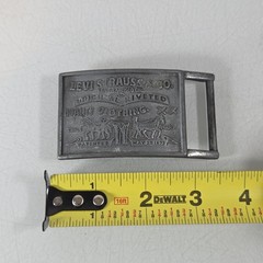 Vintage Belt Buckle Levi Strauss & Co Original Riveted Clothing USA