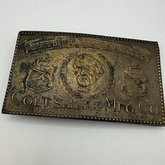 Nice Vintage Colt&rsquo;s Mfg. Co. Police Dept&rsquo;s Bank&rsquo;s Express Co. Belt Buckle