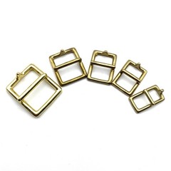 Brass Casted Buckle No Center Pin 5 Size 9.6/13.8/16.1/19.5/24mm