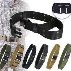 MEN Casual Military Tactical Army Adjustable Quick Release Belts Pants Waistband