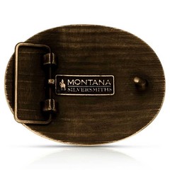 Montana Silversmiths Attitude Liberty or Death 2A Don&rsquo;t Tread On Me Belt Buckle
