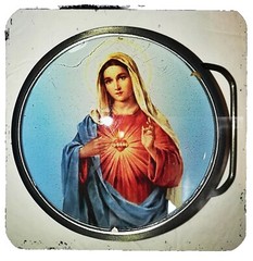 RELIGIOUS CROSS JESUS BLESSING BELT BUCKLE