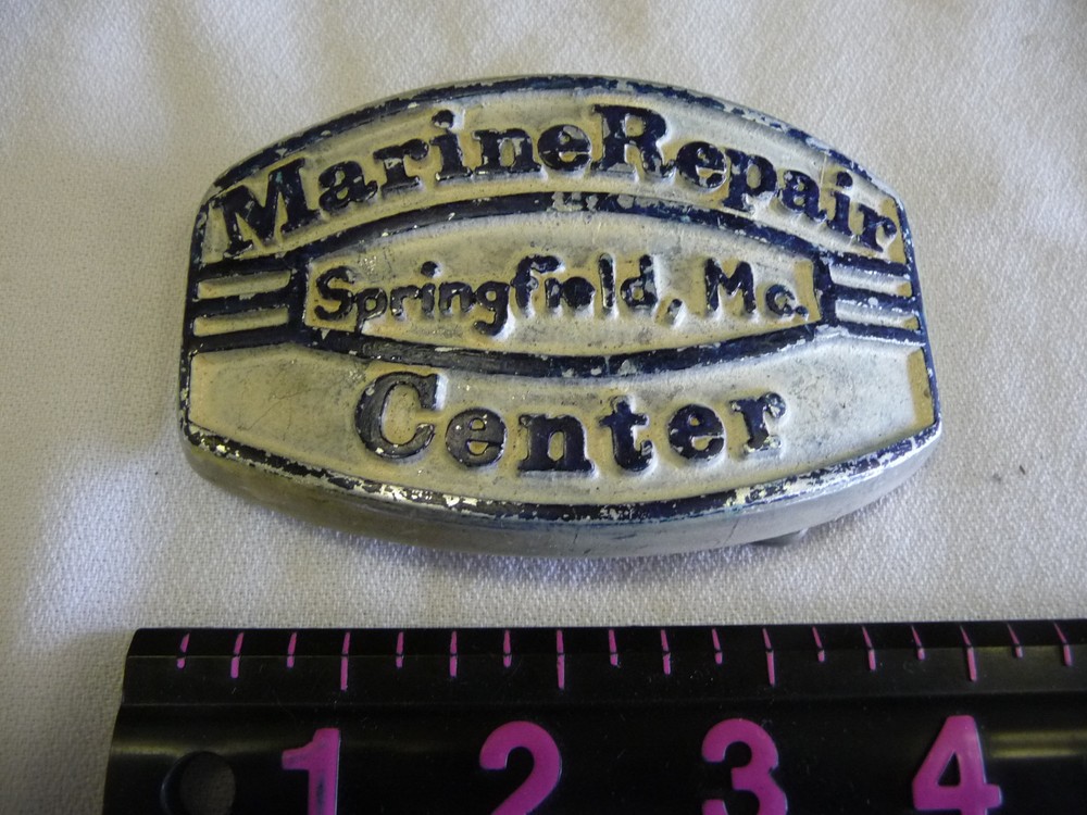 MARINE REPAIR CENTER SPRINGFIELD,MO. BELT BUCKLE