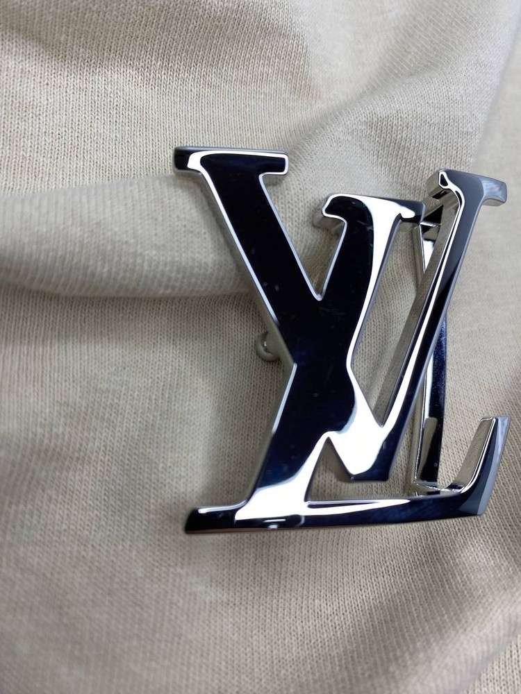 Louis Vuitton LV Initiales 40mm 1.5` Belt Buckle Silver Tone Replacement Buckle