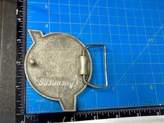 Marvel Comics Avengers Superhero Movie Logo Silver Color Used Belt Buckle