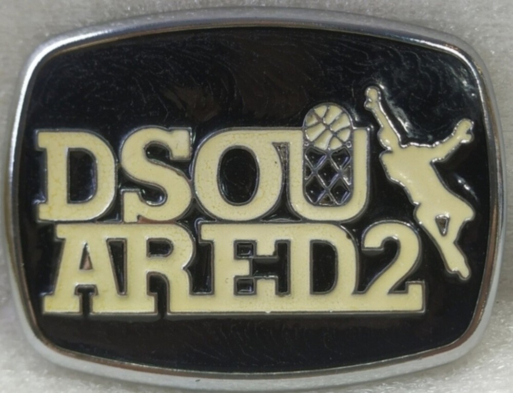 RARE DSQUARED2 MEN UNISEX BELT BUCKLE METAL .