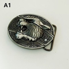 Belt buckle for young people, trendy and fashionable belt, smooth buckle for men