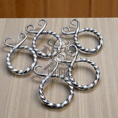 Medieval Silver Tone Belt Buckles Set of 5 Antique Style Costume Leather Crafts