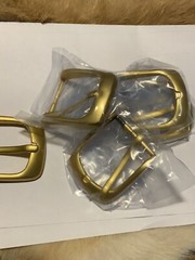 Brass Belt Buckles Tongue Pin Belt Buckle For 1.25 Inches Belt, 10 Buckles/order