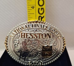 Montana Silversmiths Wrangler NFR Hesston 2014 Belt Buckle Limited Collectors