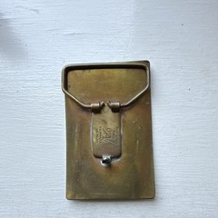 Ampersand Brass Alaska Gold Tone Brass Rectangular Interchangeable Buckle 1.75&Prime;