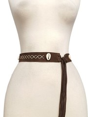 Boho Suede Wrap belt