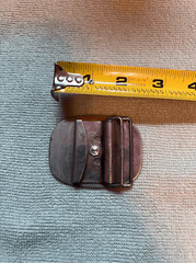 Vintage Tennis Pickleball Racket Belt Buckle