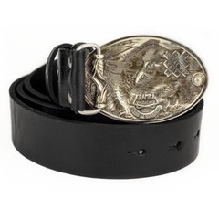 German silver belt buckle Trout, fisherman Salmonidae buckle, fisherman gift