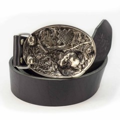 Scorpion german silver handmade belt buckle, Scorpion buckle for casual belt
