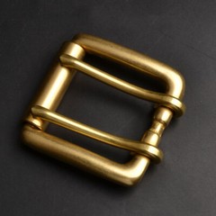 2x Square Double Pin Roller Belt Buckle Replacement Heavy Duty For 4cm