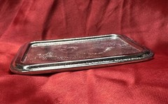 Designer Rectangle Belt Buckle Blank ~ dana michelle & co ~ Silver / Chrome Tone