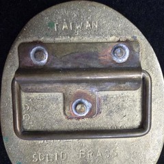 Vintage Libra Brass Belt Buckle Scales Horoscope Astrological Zodiac Sign