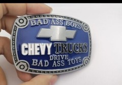 New Chevy trucks bad boys belt buckle