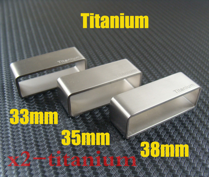 Titanium anti-allergy Belt loop for Belt Buckles buckle for 33 – 38mm width belt