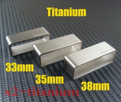 Titanium anti-allergy Belt loop for Belt Buckles buckle for 33 – 38mm width belt