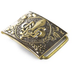 Plast belt buckle, Scout symbol, Lily buckle , Ukrainian scout trident buckle